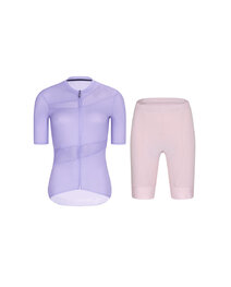 RIVANELLE Cyklistický krátký dres a krátké kalhoty - GLAMOR - růžová/fialová